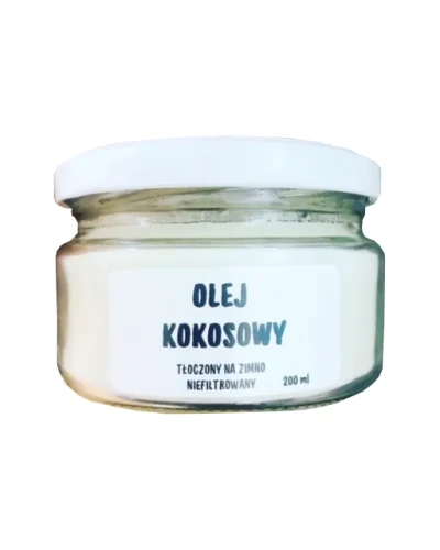 Olej kokosowy tłoczony na zimno – naturalny olej roślinny