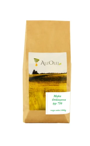 mąka orkiszowa typ 750 w opakowaniu 1 kg