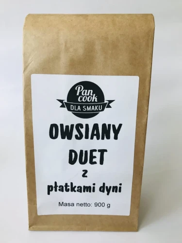 Owsiany duet z płatkami dyni 900 g – pożywna mieszanka
