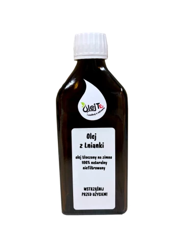 Olej z lnianki tłoczony na zimno – naturalny olej roślinny