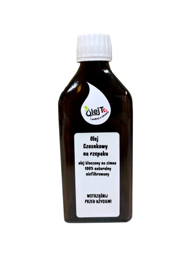 Olej czosnkowy na rzepaku – aromatyczny olej smakowy