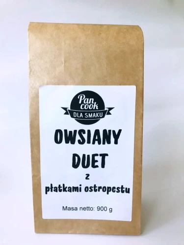 Owsiany duet z płatkami ostropestu 900 g – zdrowa mieszanka
